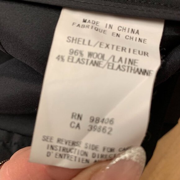 NWOT Theory Yanette Pant Size 2 Black Ankle length - Picture 7 of 8